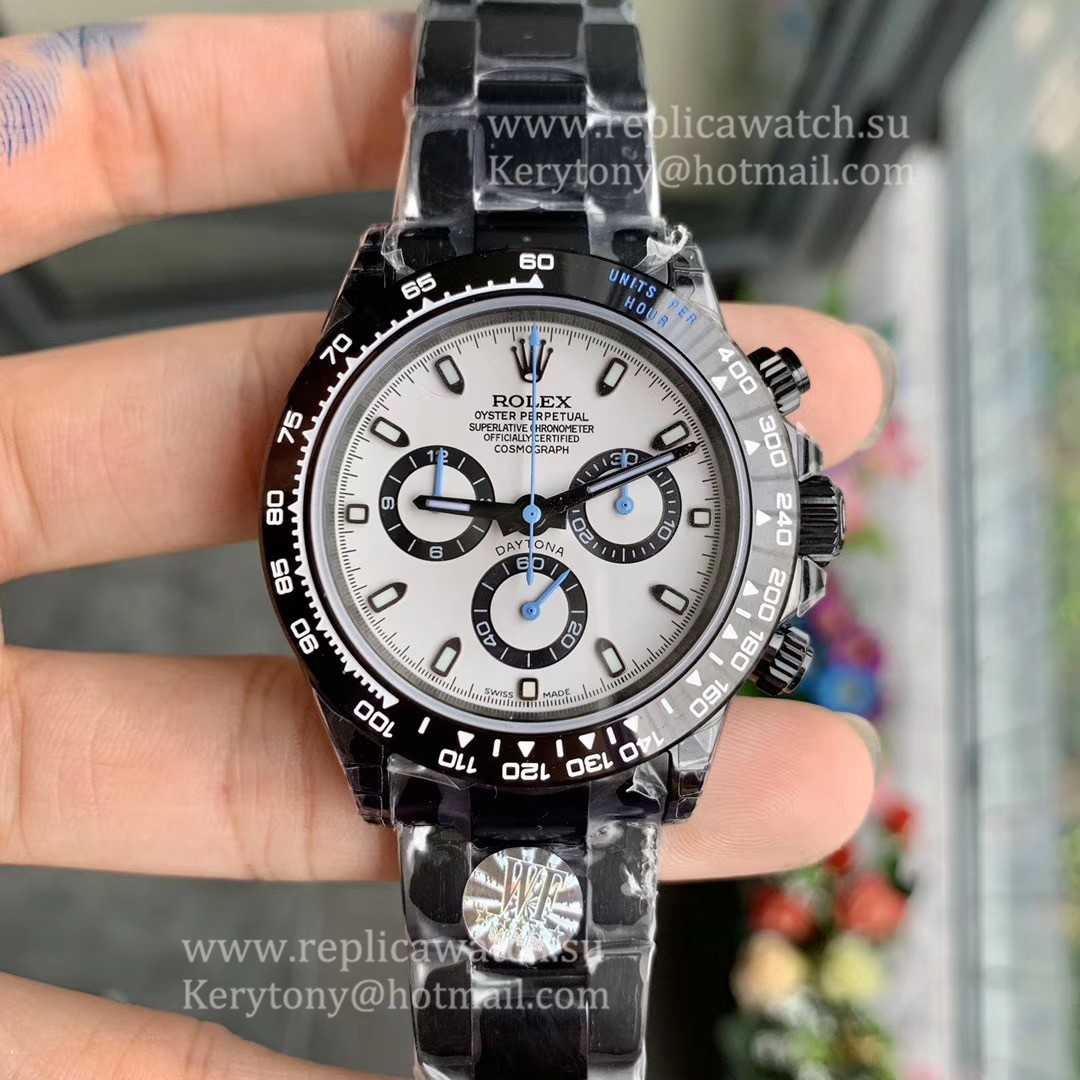 NEW Replica R01ex Daytona  116500 LN WF PVD White Dial 7750