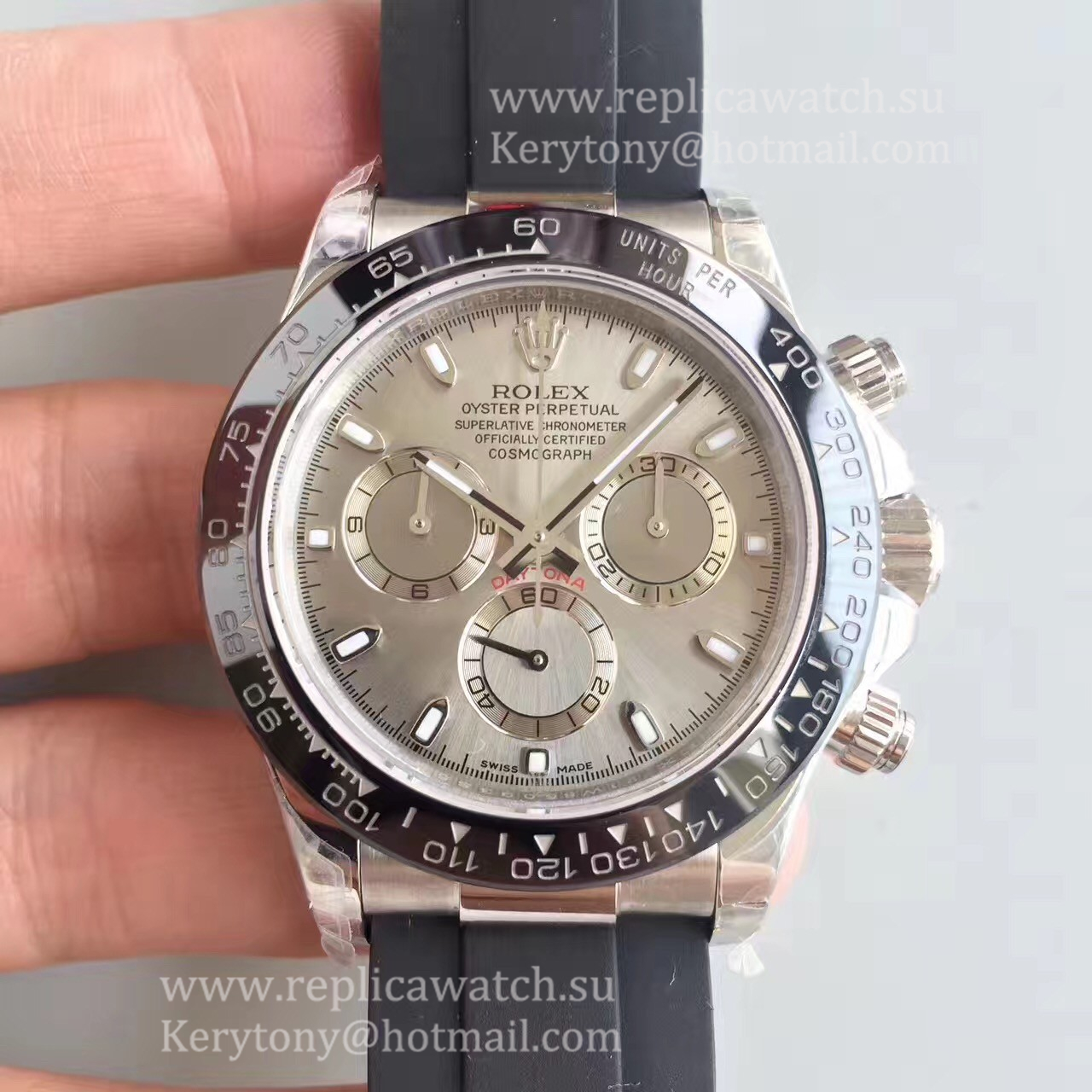 Best Price R01ex Daytona  116519 LN JHF SS Grey Dial 4130