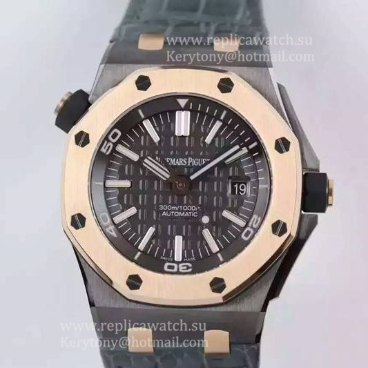 NEW Replica Audemars P1g*et Royal Oak Offshore QEII Cup 2014 15709TR.OO.A005CR.01 Titanium Gray Dial 3120