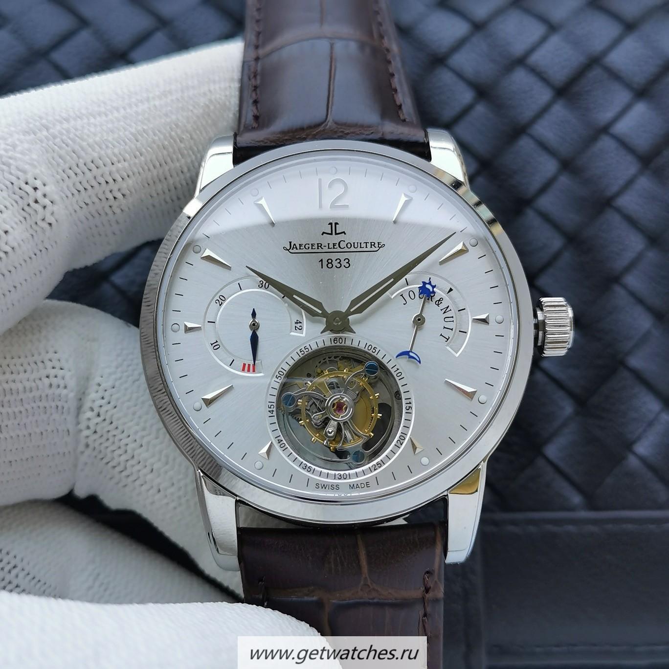 High Quality Jaeger-LeCoultre 1833 Master Grande Tradition BMF SS White Dial Tourbillon