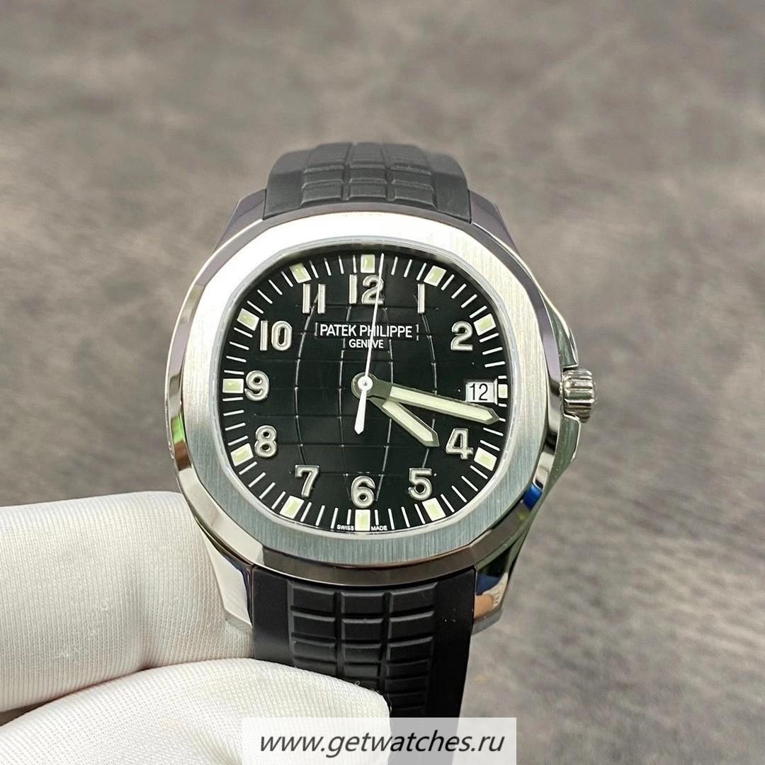 NEW Replica Pat*k Phi1i*pe Aquanaut Jumbo 5167A GRF SS Black Dial 324SC