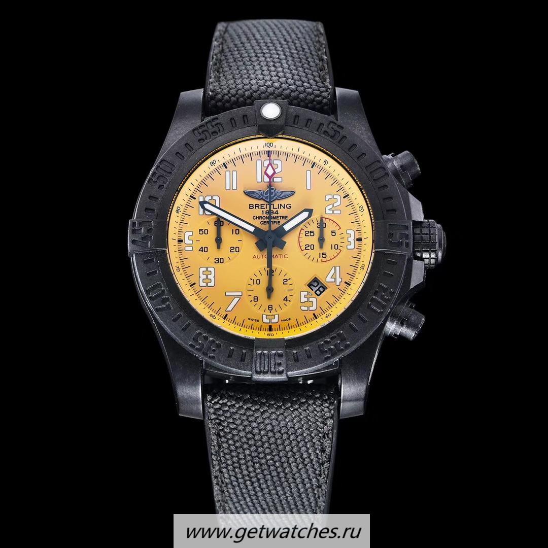 NEW Replica Breitling Avenger Hurricane 12H 45 XB0180E41I1W1 GF Yellow Dial 7750