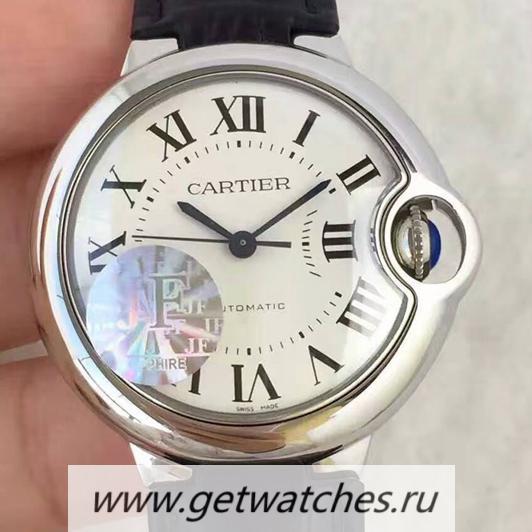 NEW Replica Ca*t1er Ballon Bleu 36mm JF SS White Dial M9015