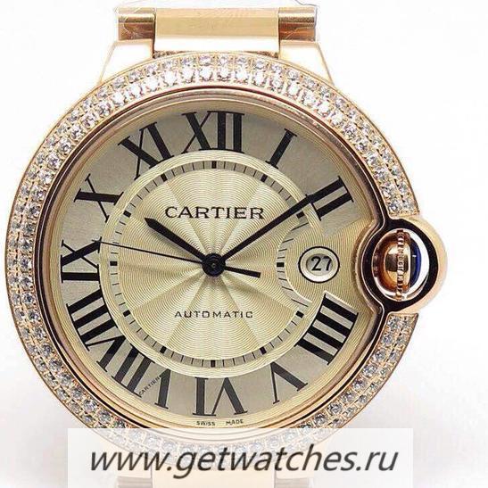 Fake Ca*t1er Ballon Bleu 36mm Rose Gold ETA 2688