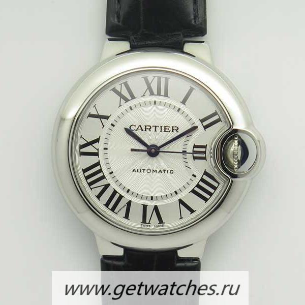 Best Price Ca*t1er Ballon Bleu Ladies 33mm W6920085 AF SS Silver Dial Calibre 076