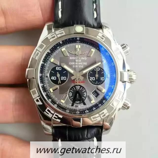 NEW Replica Breitling Chronomat 44 AB011012/F546/435X/A20BA.1 Noob Factory SS Anthracite Dial 7750