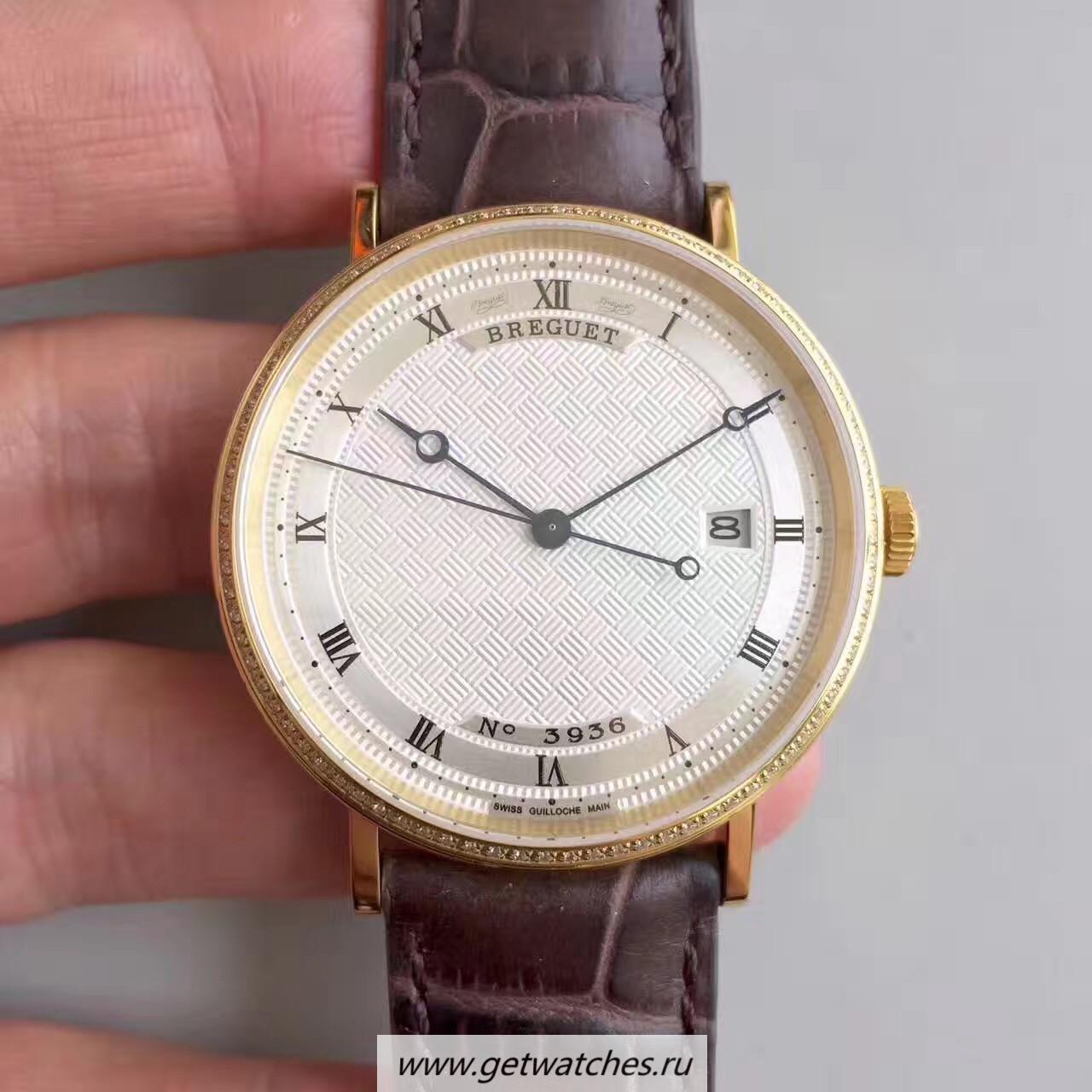 Best Price Breguet Classique 5177 FKF Yellow Gold Silver Dial Caliber 777Q
