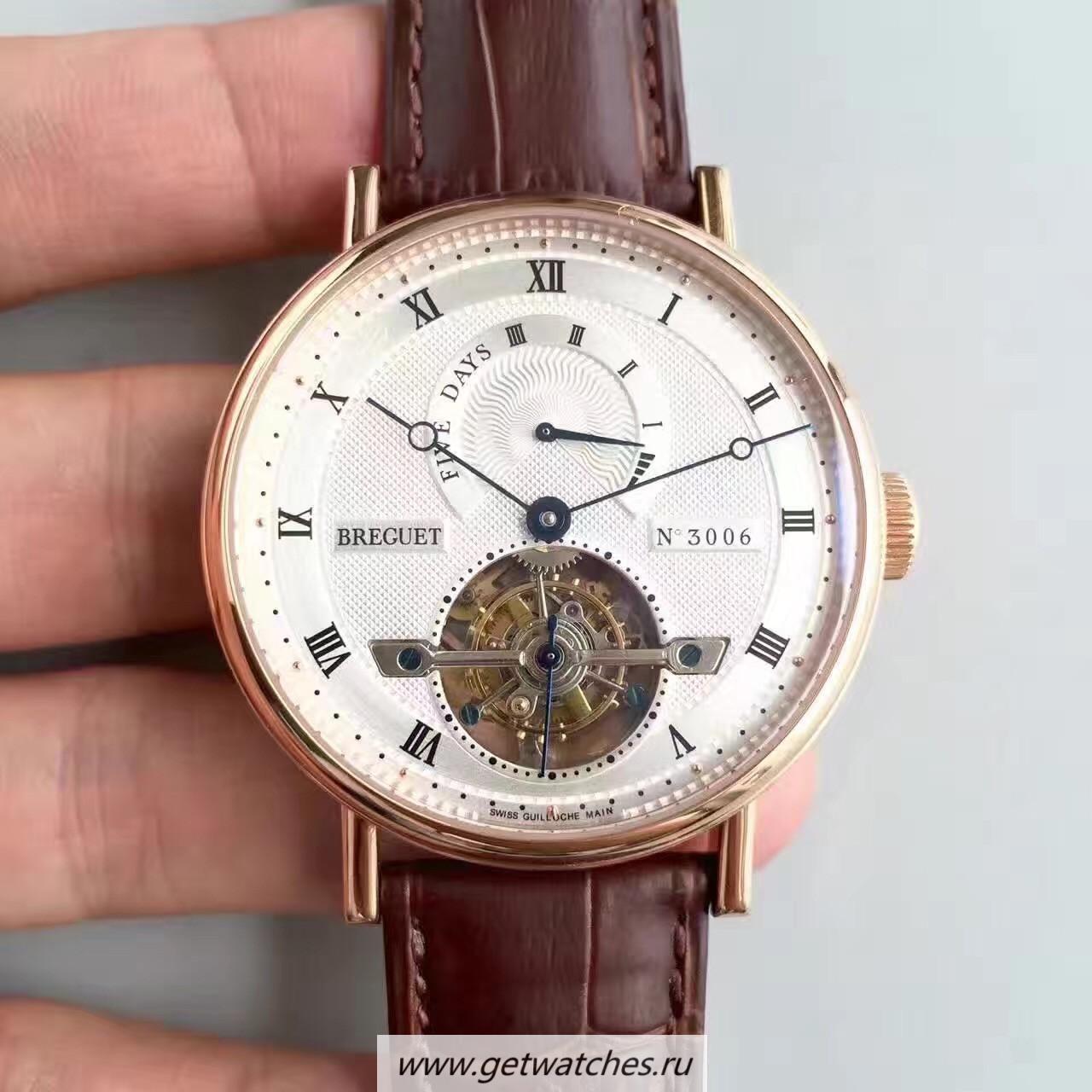 Perfect Replica Breguet Classique Complication 5317BR/12/9V6 BGF Rose Gold Silver Dial Tourbillon