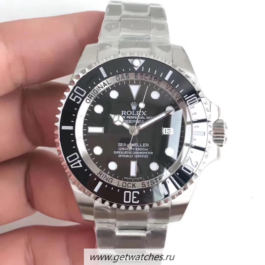 High Quality R01ex DEEPSEA 126660 Noob Factory V8 SS Black Dial 3135