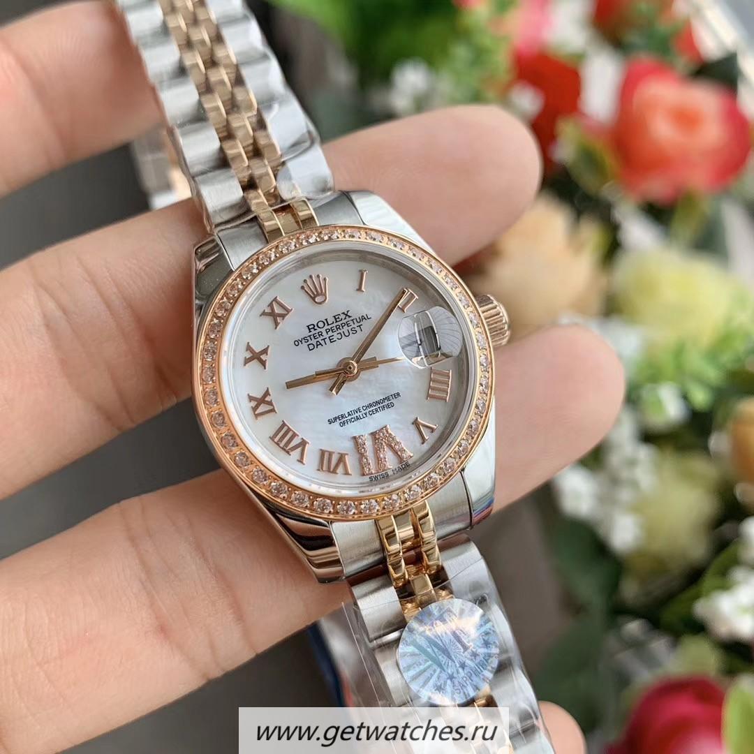 Best Price R01ex Datejust 28mm 279381 RBR Ladies WF SS & Rose Gold MOP Dial 2671