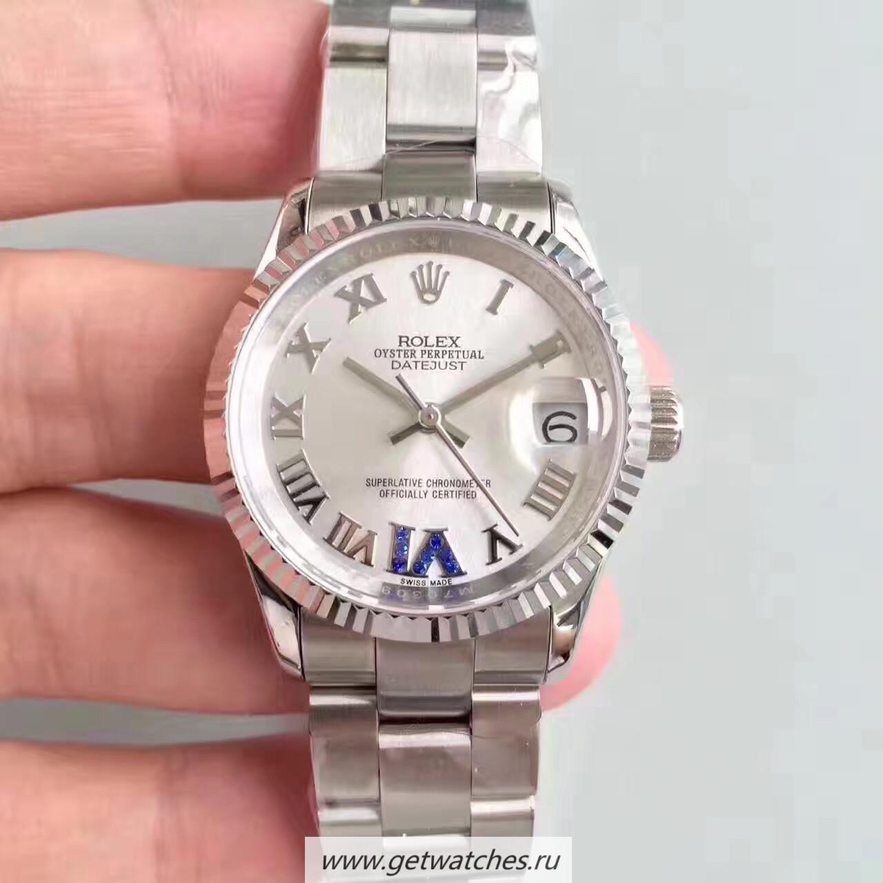 Replica R01ex Datejust 31 178240 31mm JF SS Silver Dial 2836