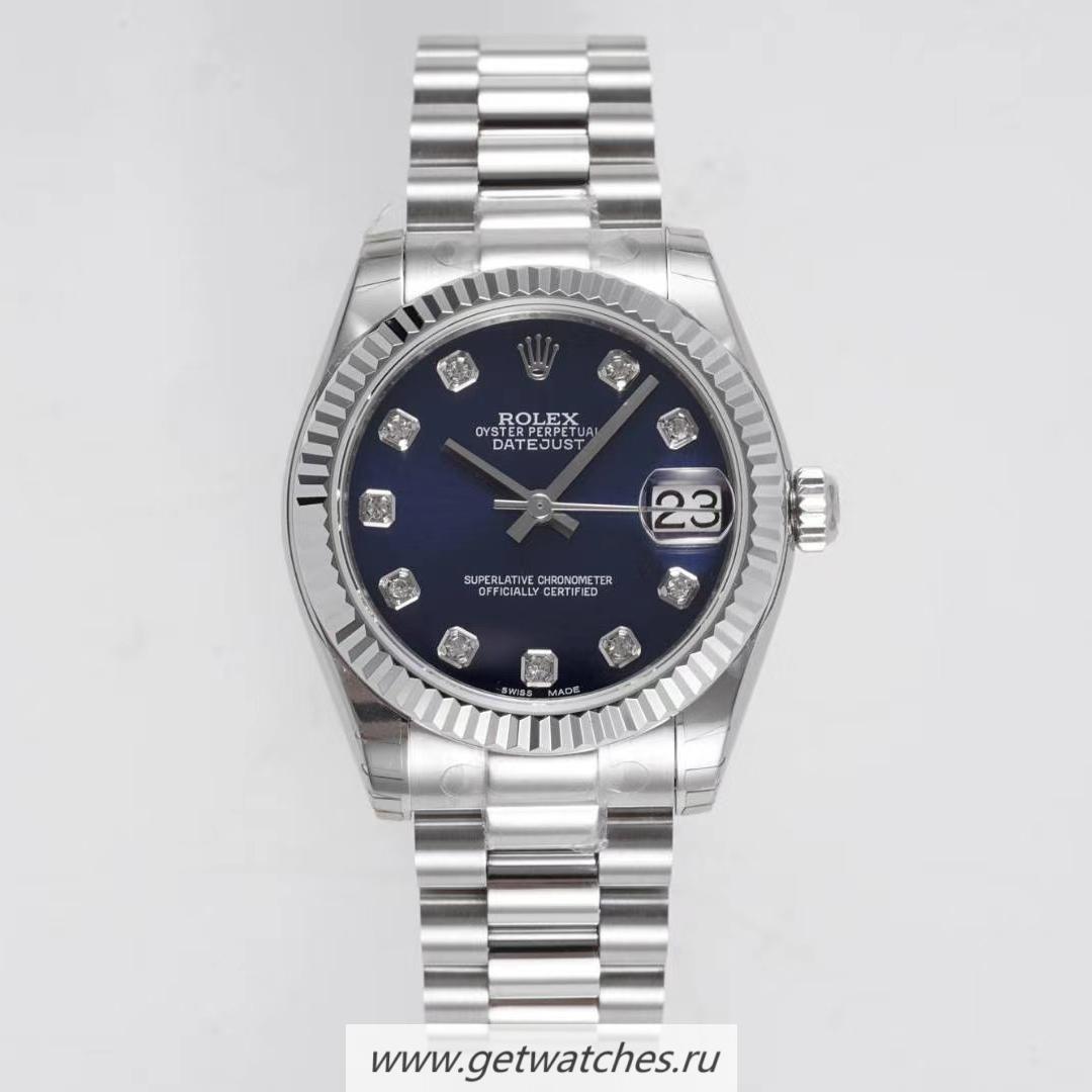Replica R01ex Datejust 31 178274 GSF SS 904L Blue Dial 2836
