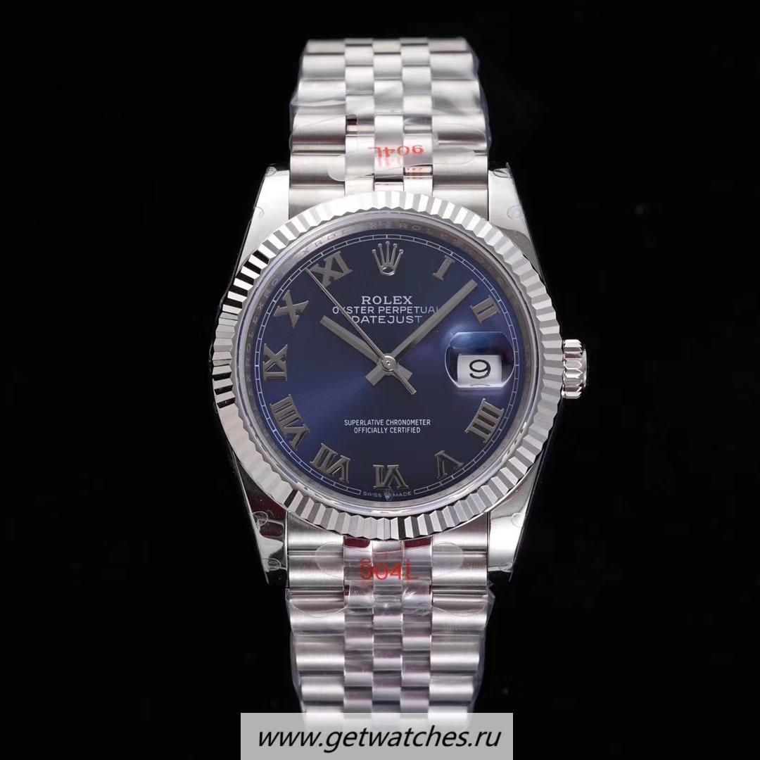 NEW Replica R01ex Datejust 36 126234 GMF SS 904L Blue Dial 3235