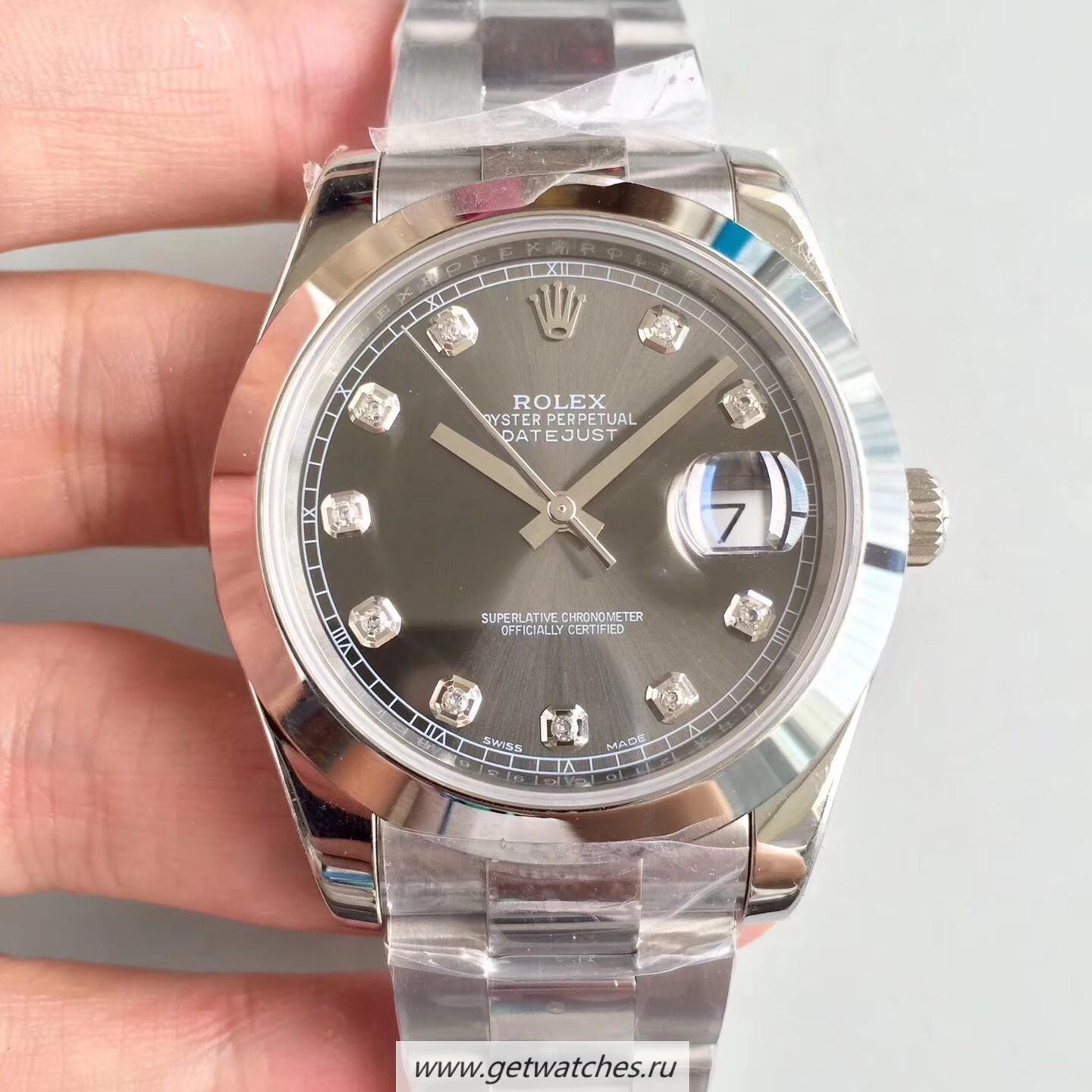 Replica R01ex Datejust II 126300 41mm Noob Factory SS Anthracite Dial 3235