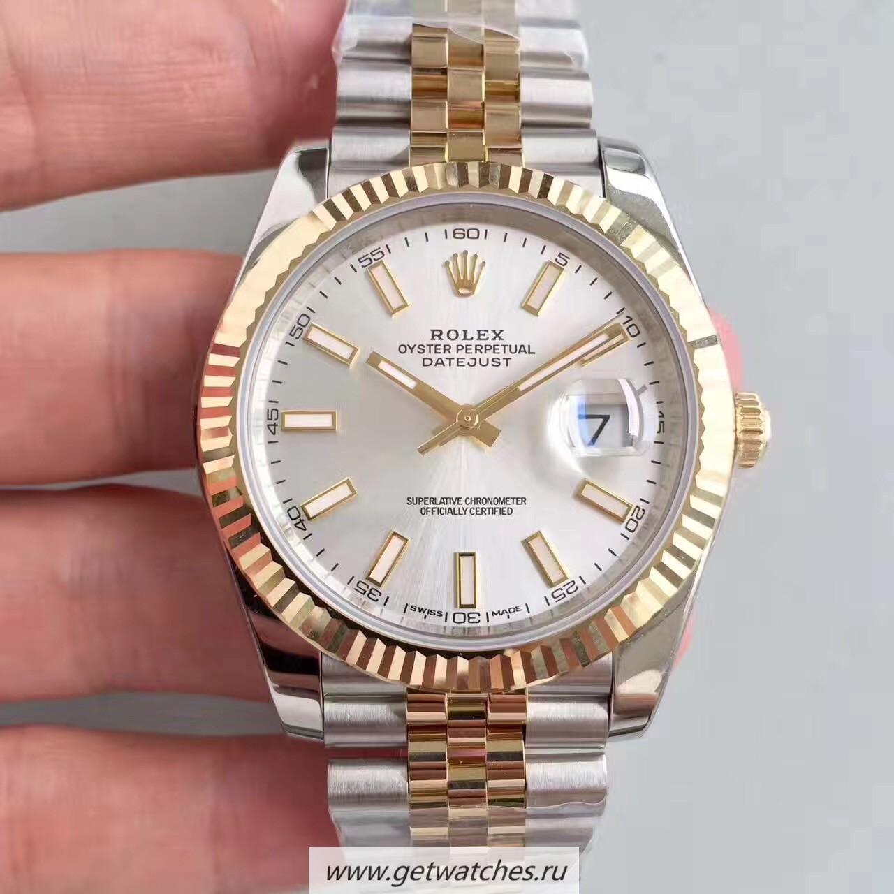 Shop R01ex Datejust II 126333 41mm EWF SS & Yellow Gold Rhodium Dial 3136