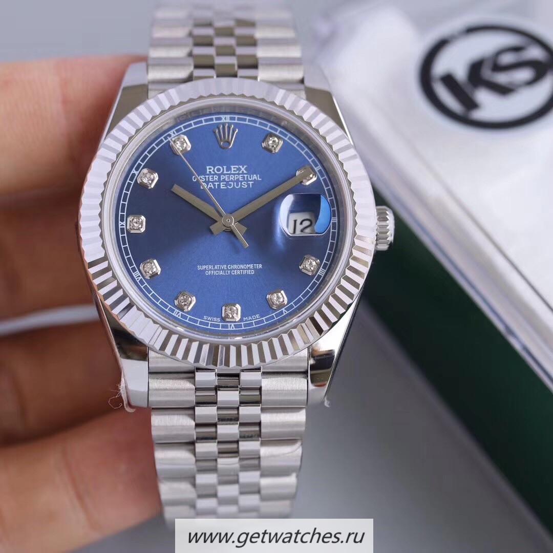 High Quality R01ex Datejust II 126334 41mm KSF SS Blue Dial 2836