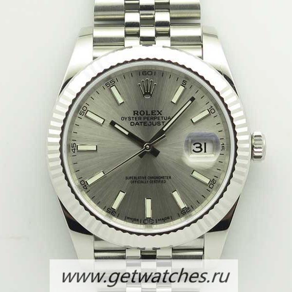 Replica R01ex Datejust II 126334 41mm Noob Factory SS Rhodium Dial 3235