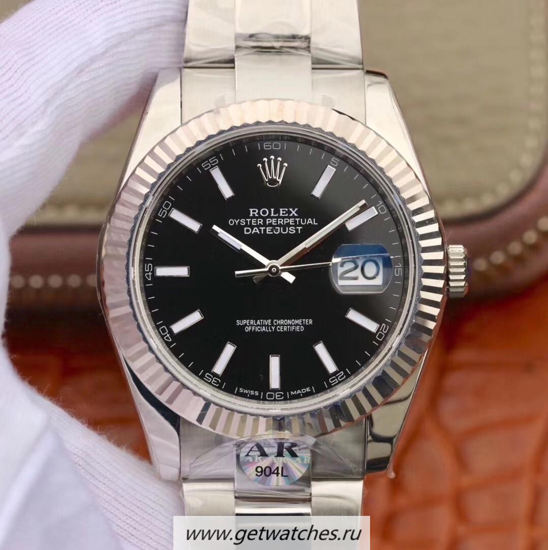 Replica R01ex Datejust II 41mm 126334 ARF SS 904L Black Dial 2824