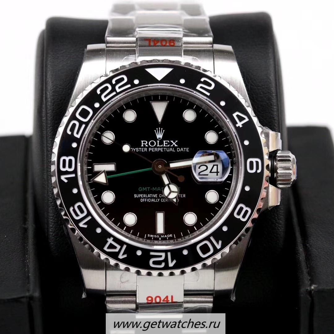 NEW Replica R01ex GMT-Master II 116710 LN GMF V2 SS 904L Black Dial 3186