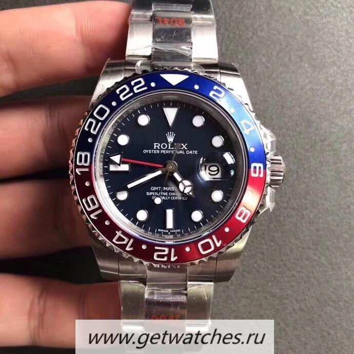 Replica R01ex GMT-Master II 116719 BLRO GMF V2 SS 904L Blue Dial 2836