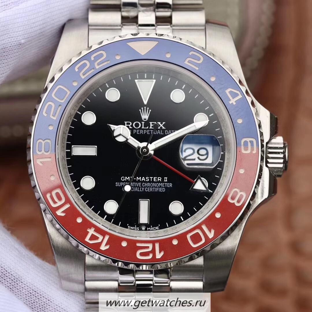NEW Replica R01ex GMT-Master II 126710 BLRO DJF SS 904L Black Dial 2836