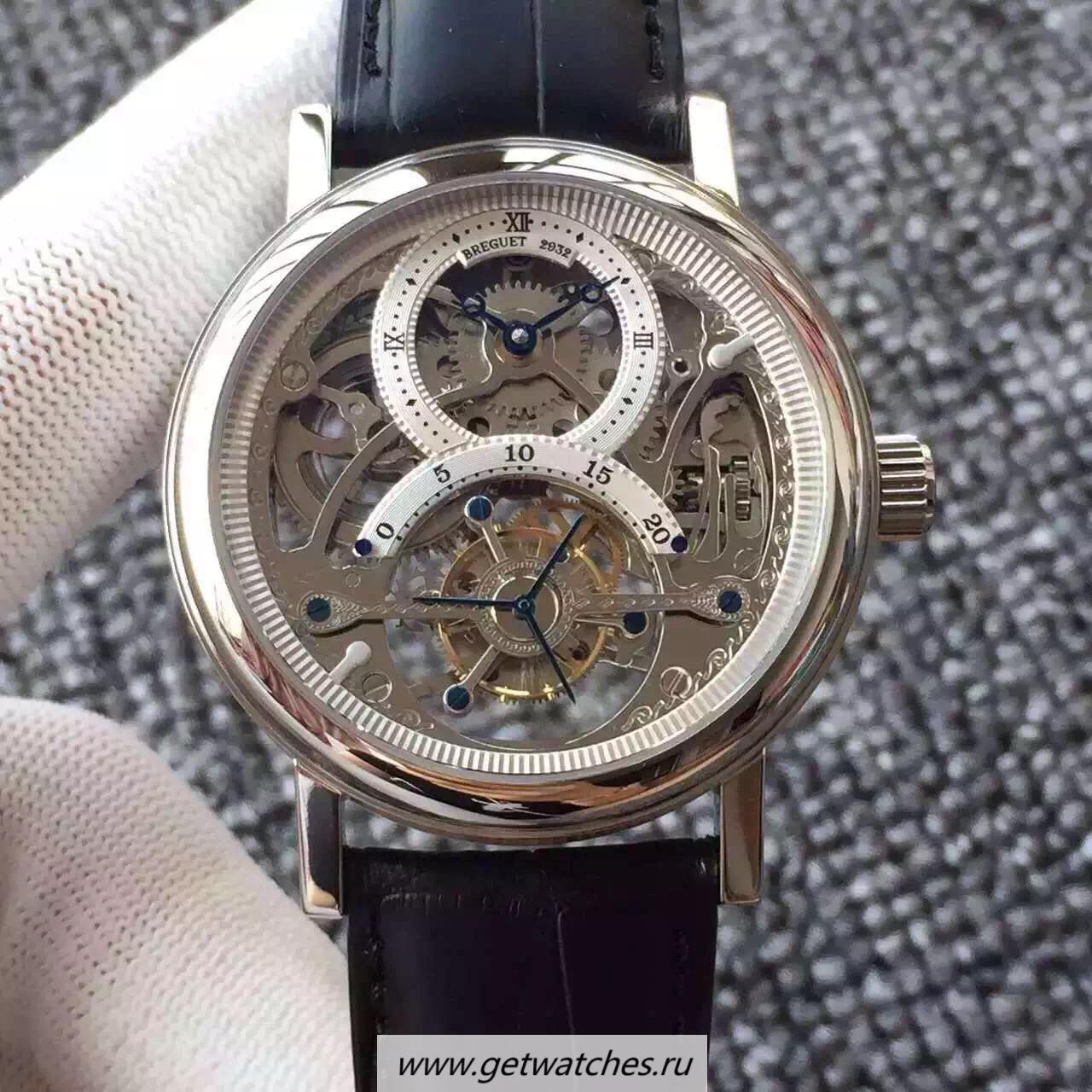 NEW Replica Breguet Grand Complication Tourbillon AXF SS White Skeleton Dial Tourbillon
