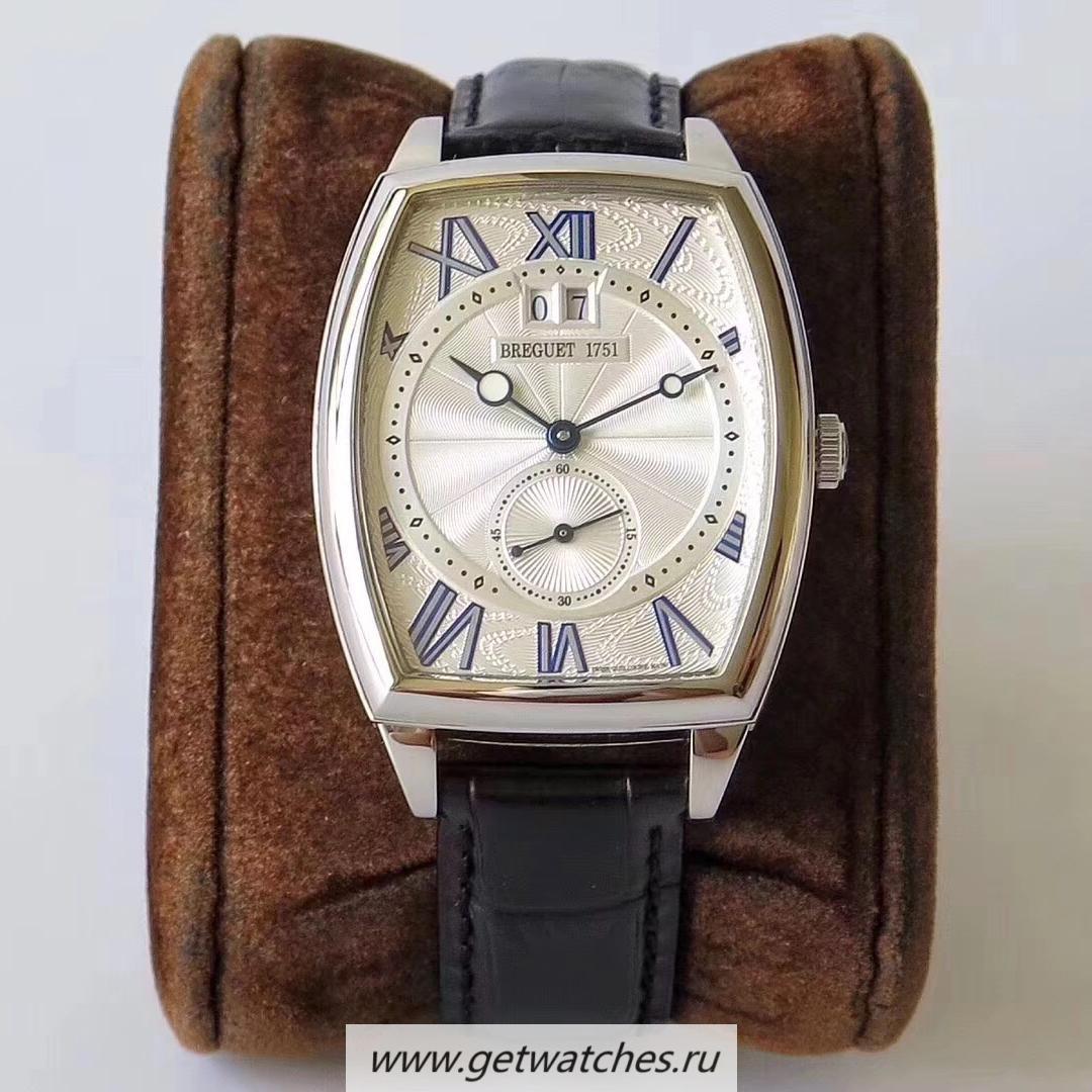 NEW Replica Breguet Heritage Big Date 5410BR/12/9VV HGF SS Silver Dial 2824