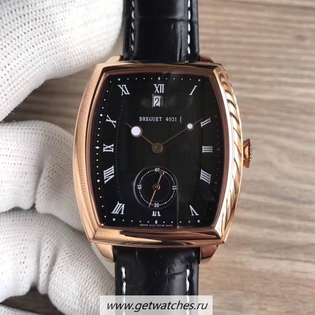 Replica Breguet Heritage Big Date 5480BR/12/996 Noob Factory Rose Gold Black Dial 2824