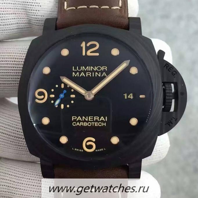 NEW Replica Pa*e*a1 Luminor Marina 1950 3 Days Automatic Acciaio PAM328 SF V5 SS Black Dial P9000