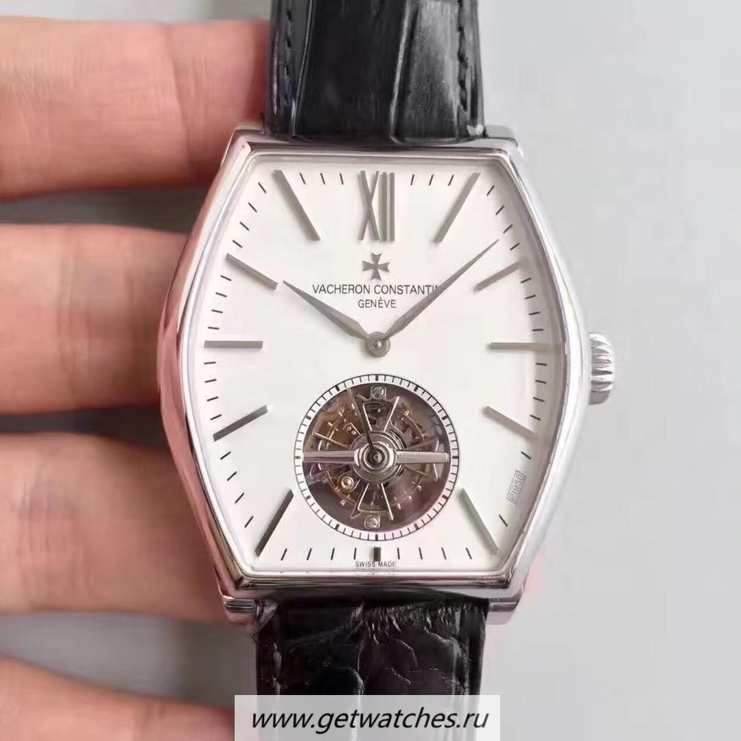 Best Price Vacheron C0nstan1n Malte Tourbillon 30130/000R-9754 JF SS White Dial 2795