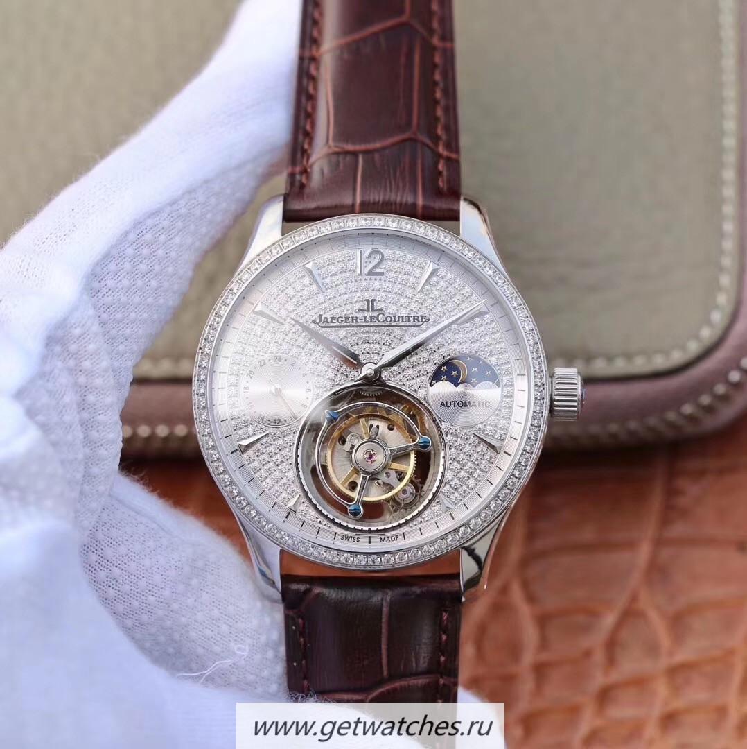 Perfect Replica Jaeger-LeCoultre Master Tourbillon JIAF SS & D1am0nds D1am0nd Dial Tourbillon