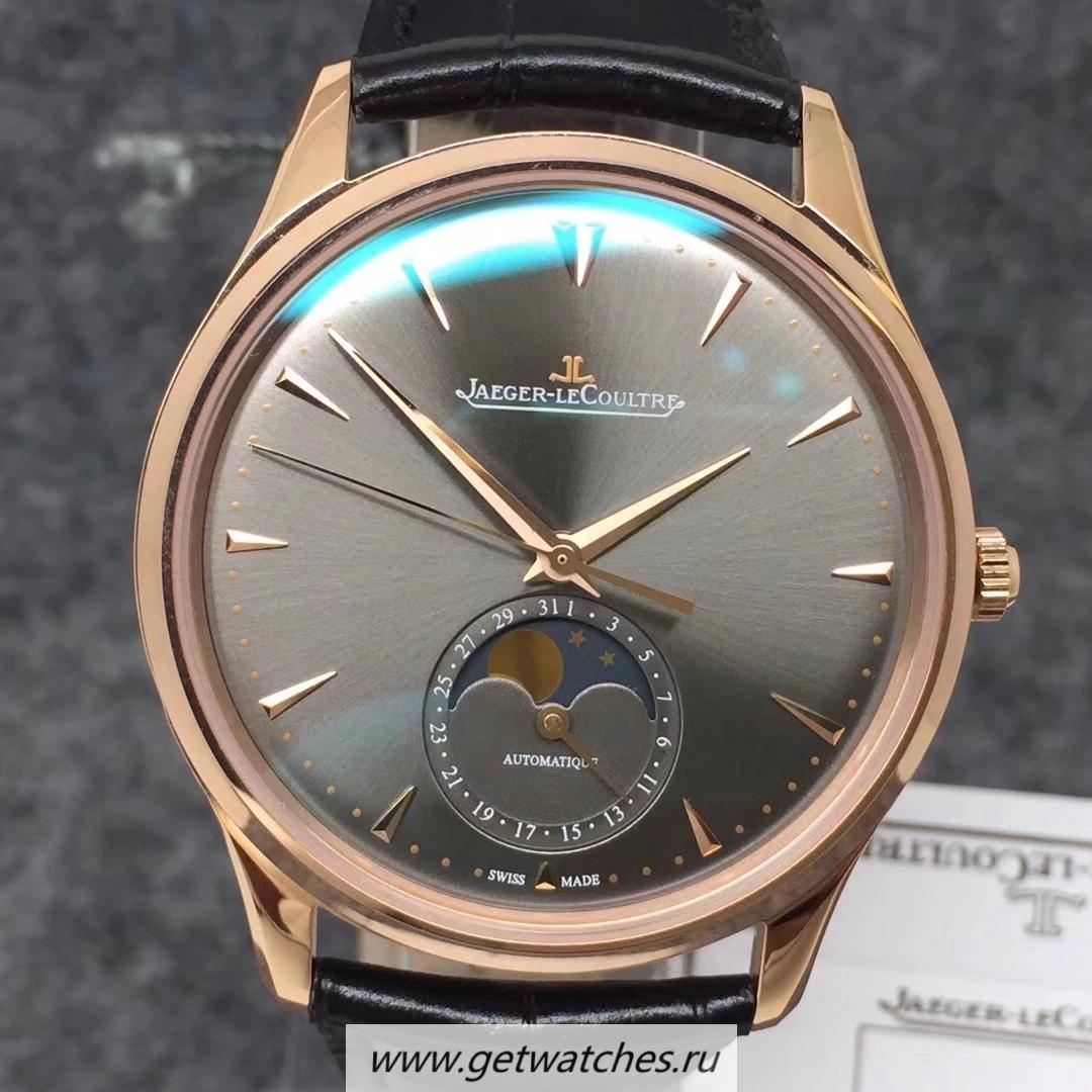 Replica Jaeger-LeCoultre Master Ultra Thin Moon 1362520 ZF Rose Gold Anthracite Dial JLC 925