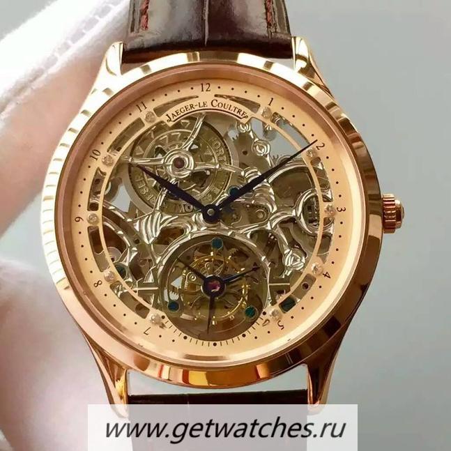 Best Price Jaeger-LeCoultre Master Ultra Thin Tourbillon Rose Gold Gold & Skeleton Dial Tourbillon