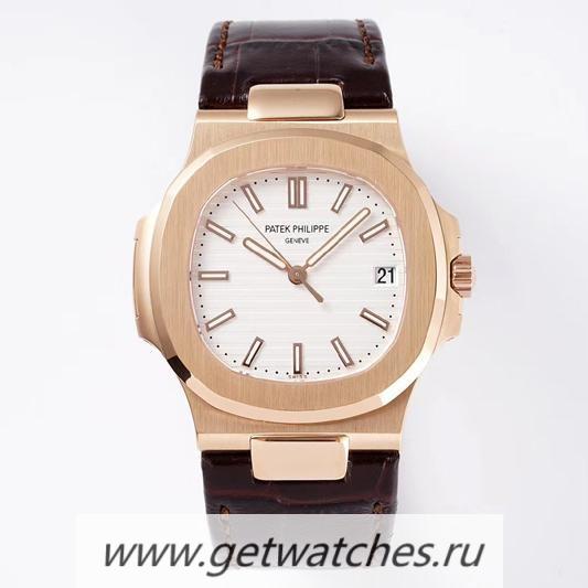 Copy Pat*k Phi1i*pe Nautilus 5711/1R PPF V4 Rose Gold White Dial 324