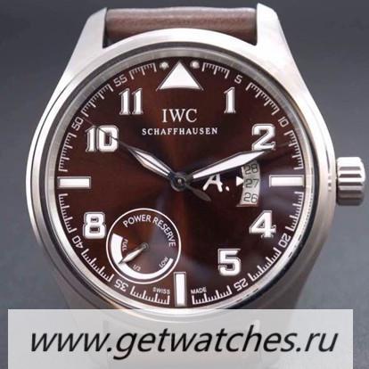 NEW Replica IWC Pilot Antoine De Saint Exupery IW320102 42mm Power Reserve SS Brown Dial 79320