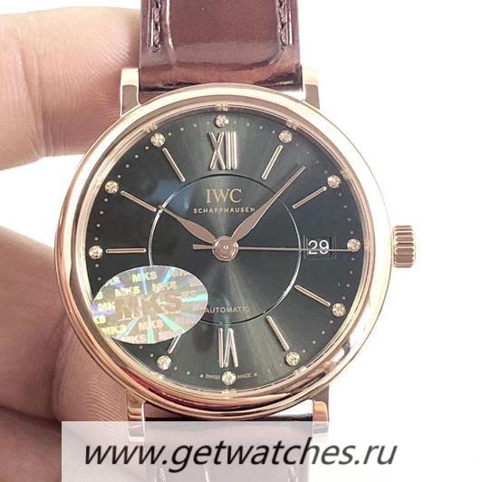 Replica IWC Portofino Automatic 37 IW458116 MKF Rose Gold Anthracite Dial M9015