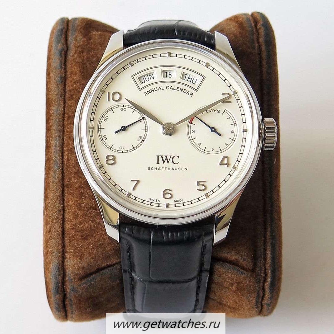 Fake IWC Portugieser Annual Calendar IW503501 ZF SS White Dial 52850