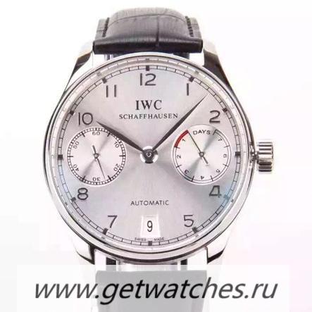Shop IWC Portugieser IW5007 Power Reserve SS White Dial 52010