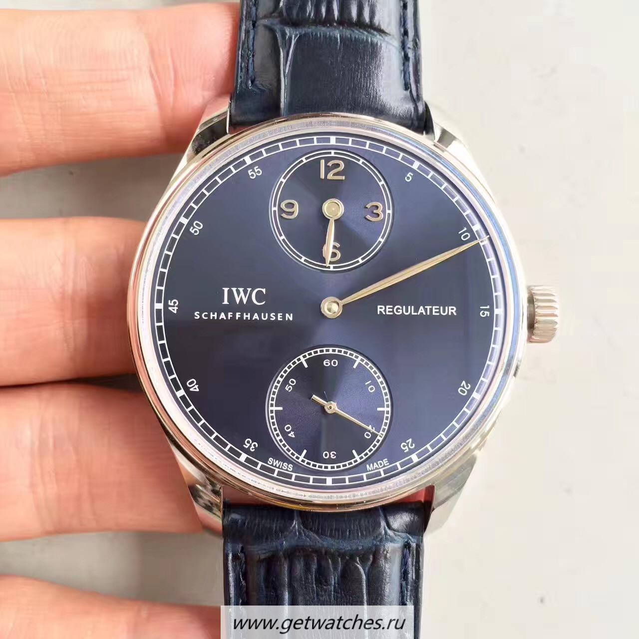Shop IWC Portugieser Regulateur IW544401 ZF SS Blue Dial 98245