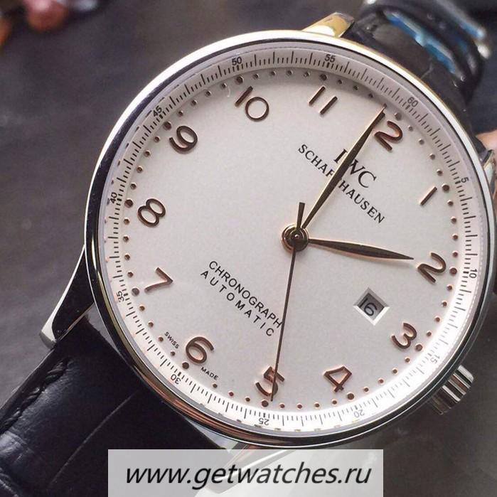 High Quality IWC Portuguese SS White Dial 89000