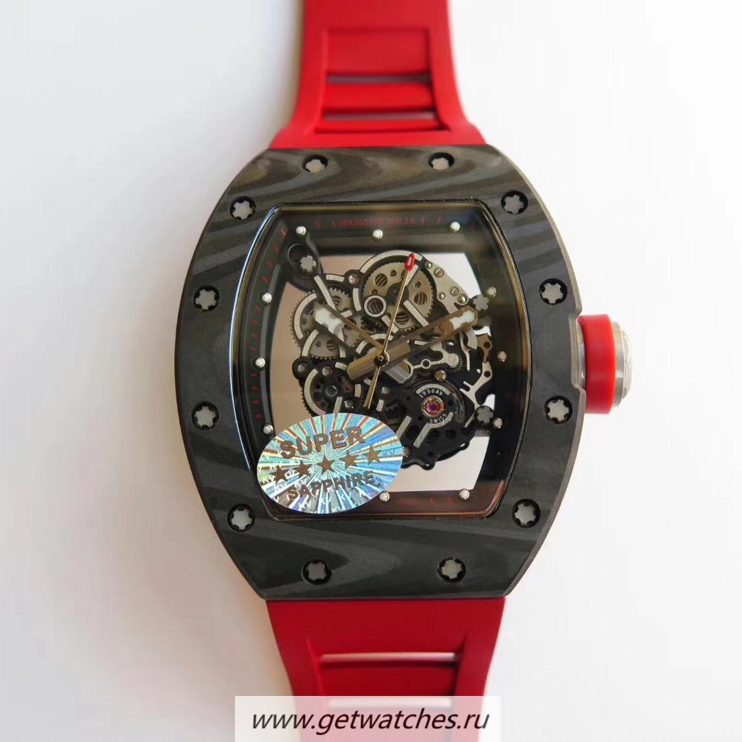 Shop Richard Mille RM055 Bubba Watson KVF V2 Forged Carbon Black Dial M8215