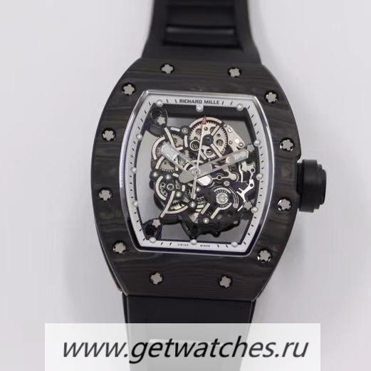 NEW Replica Richard Mille RM055 KVF V3 NTPT White Dial Black Strap M8215