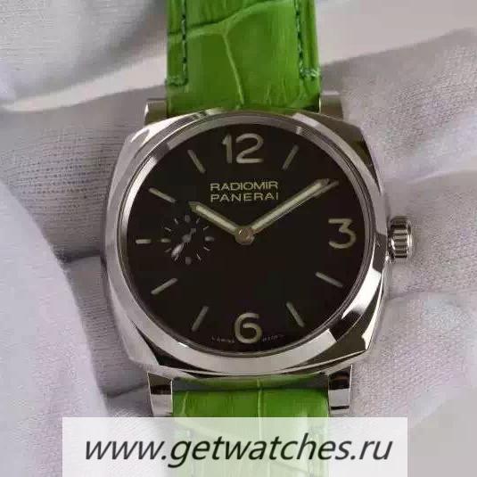 Shop Pa*e*a1 Radiomir 3 Days Acciaio Brevettato PAM685 SF SS Black Dial P3000