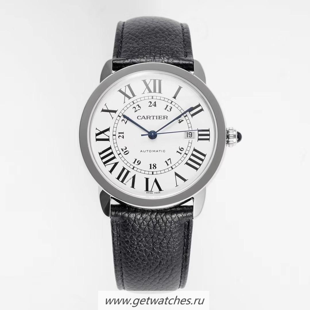 Shop Ca*t1er Ronde Solo 42mm AF SS White Dial M9015