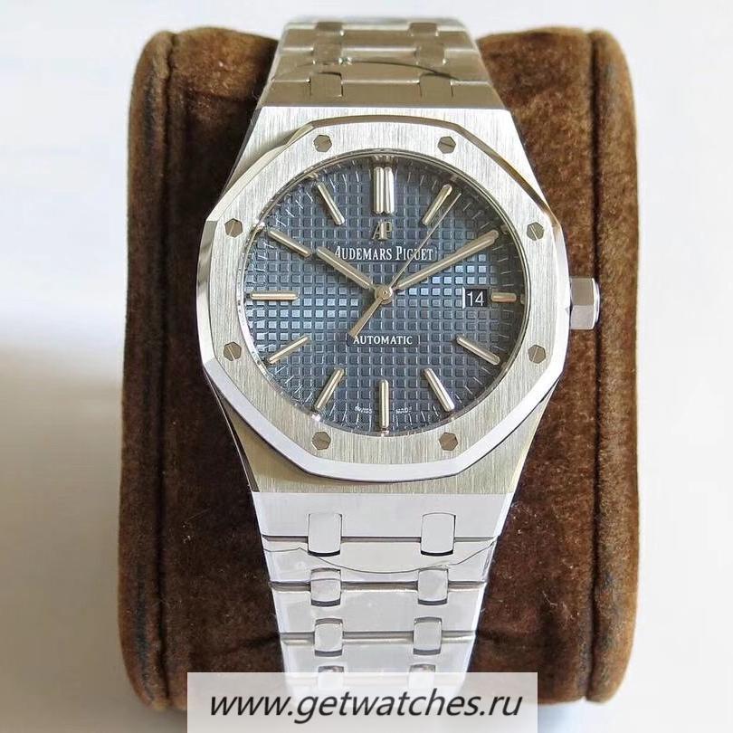 NEW Replica Audemars P1g*et Royal Oak 15400 JF V5 SS Blue Dial 3120