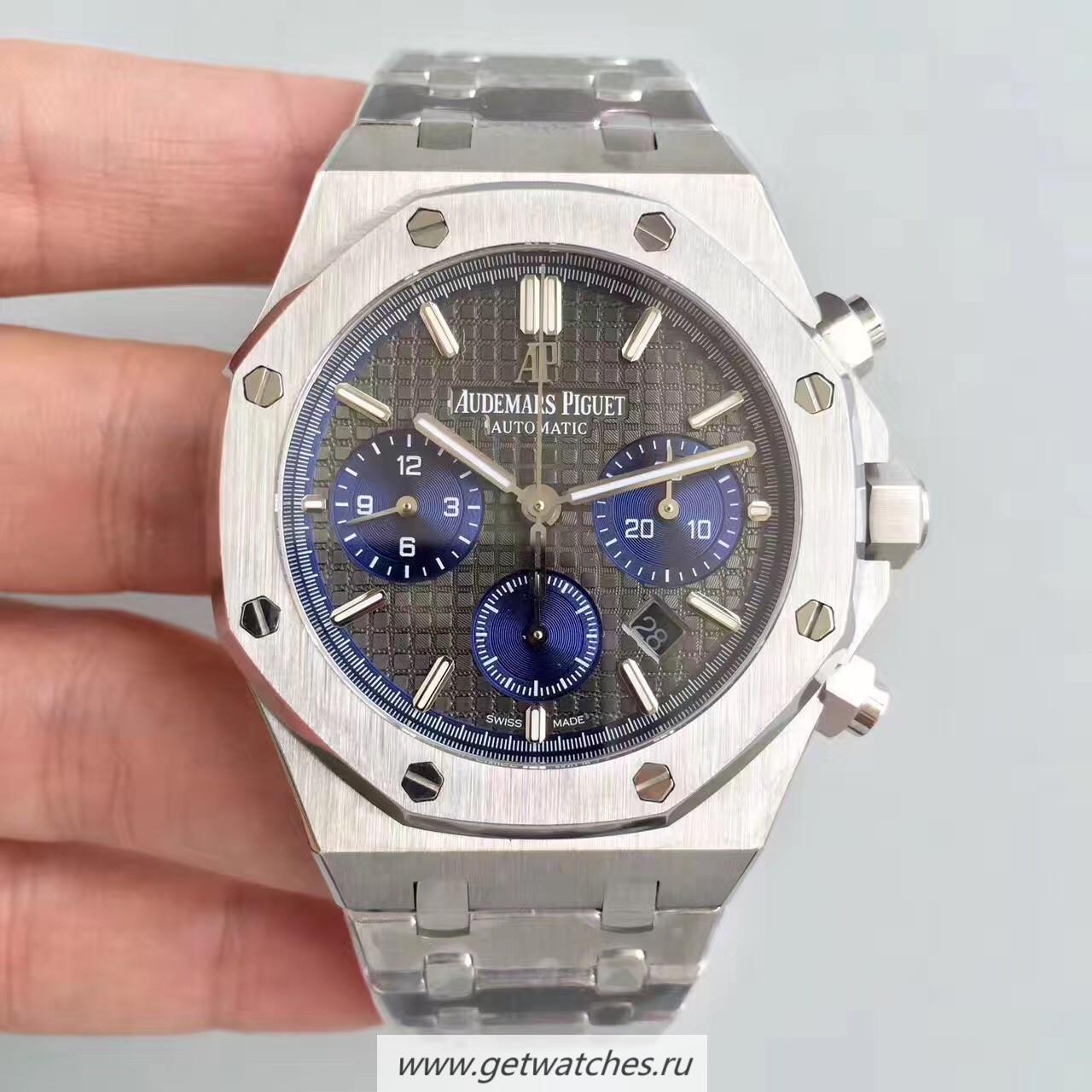 NEW Replica Audemars P1g*et Royal Oak Chrono 26331 JHF SS Black Dial 7750