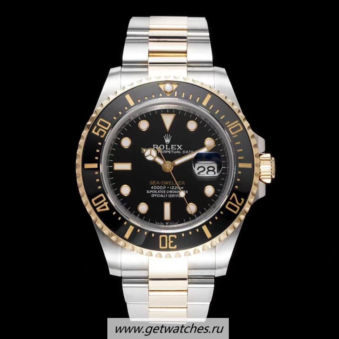 Replica R01ex Sea-Dweller 126603 GMF V3 18K Yellow Gold Wrapped & SS 904L Black Dial 3235