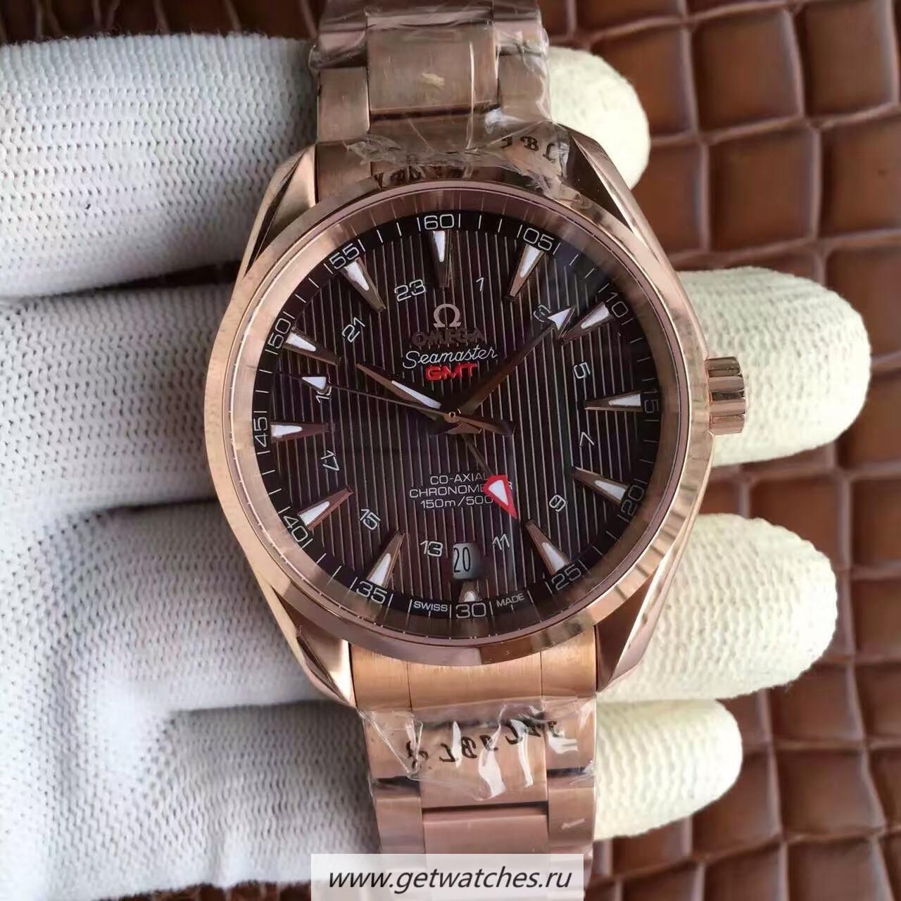 Copy 0me*ga Seamaster Planet Ocean 600M Deep Black In Red GMT 215.92.46.22.01.003 JHF PVD Black Dial 8906