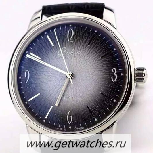 Perfect Replica Glashutte Senator Sixties SS Gray Dial Caliber 39-52