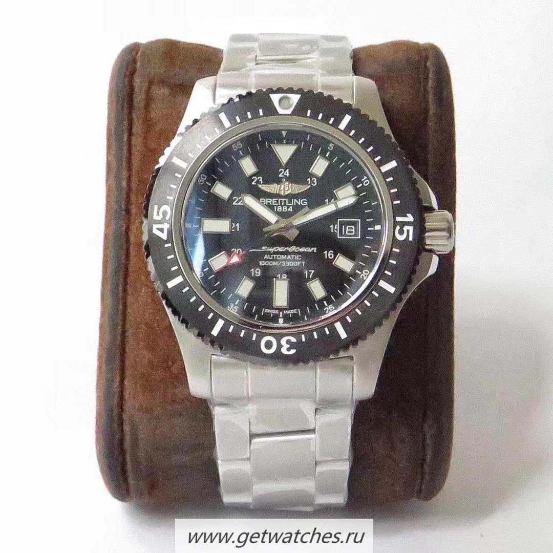 High Quality Breitling S*perocean 44 Special Mariner Y1739310/BF45/162A AIF SS Black Dial 2824